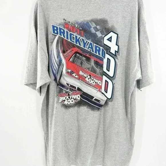 Vintage 2011 BRICKYARD 400 SHIRT MENS NASCAR SHIRT SPEEDWAY 2x - Picture 2 of 8